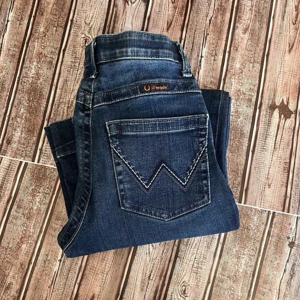 Wrangler Women's Dark Blue Flare Jeans